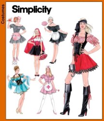 3618 8851 RIDING HOOD, FR MAID, NURSE, CAR HOP PATTERN 6-20
